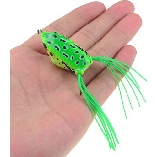 Bionic Thunder Frog 4cm/4.7g Silica gel Freshwater Soft Bait 3D Eyes Artificial Anti-Corrosion High Quality Soft Fishing Lure