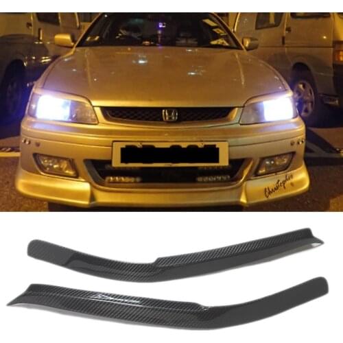 For Honda Accord CF4 TORNEO SIRT carbon fiber headlamp decoration Eyebrows Lampshade