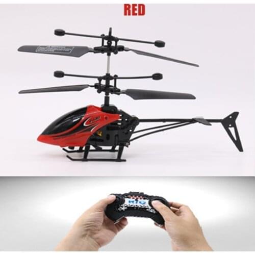 Double Channel Anti Fall Remote Control Helicopter With Lighting Kids Toys