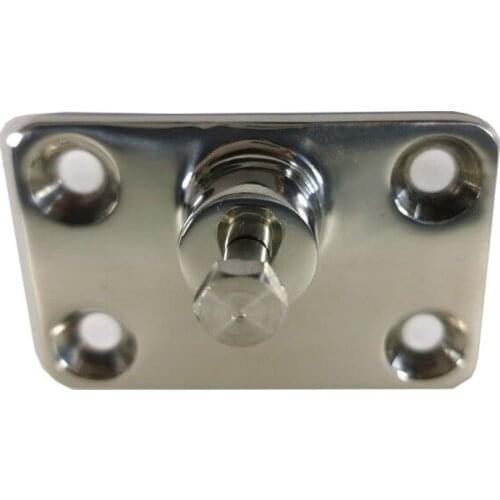 2pcs 316 Marine Grade Stainless Steel New Deck Hinges Side Mount Bimini Top