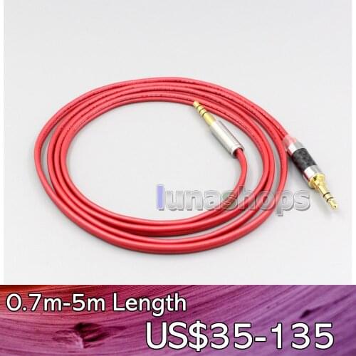 LN006698 4.4mm XLR 2.5mm 99% Pure PCOCC Earphone Cable For Denon AH-mm400 AH-mm300 AH-mm200 Beats solo2 solo3 SHP9500