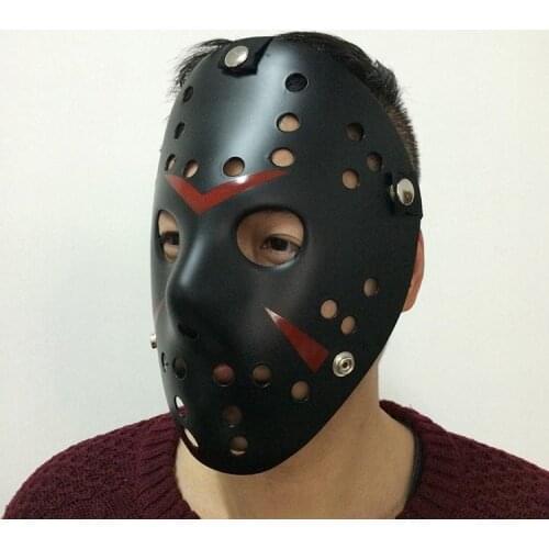 Hockey Festival Party Halloween Masquerade Mask Black White Scary Cosplay Halloween Jason Voorhees Freddy Mask