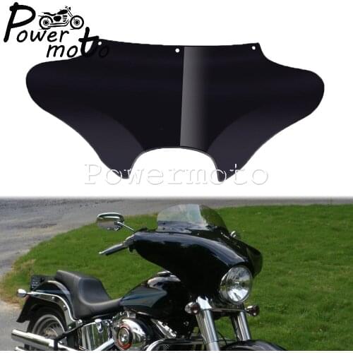 Motorcycle Batwing Fairing Outer Headlight Fairing For Harley Touring Softail Dyna Road King Street Fat Bob Electra Road Glide