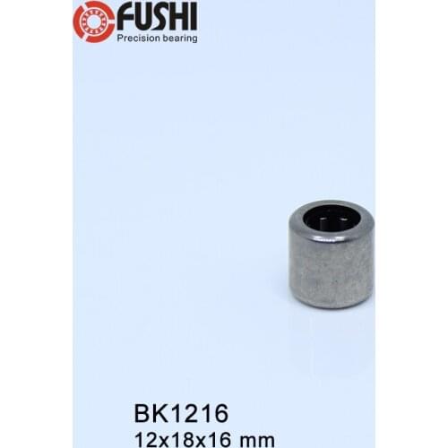 BK1216 Needle Bearings 12*18*16 mm ( 5 Pcs ) Drawn Cup Needle Roller Bearing BK121816 Caged Closed ONE End