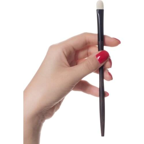 F10 Professional Handmade Makeup Brushes Ultra-soft Saibikoho Goat Hair Medium Eye Shadow Brush Ebony Handle Make Up Brush
