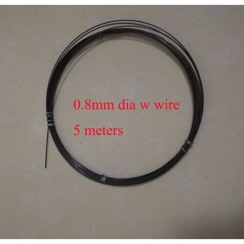 0.8mm Dia High Purity Industry Experiment Black Tungsten Wire Vacuum Heating W Material about 5 meters