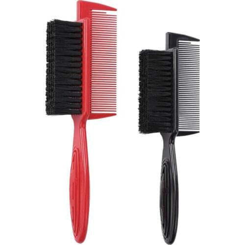 15.5*4.3cm Broken Hair Brush Double-sided Brush Comb For Broken Hair Edge Control Hair Comb Styling Eyebrow Brush Hairdressing