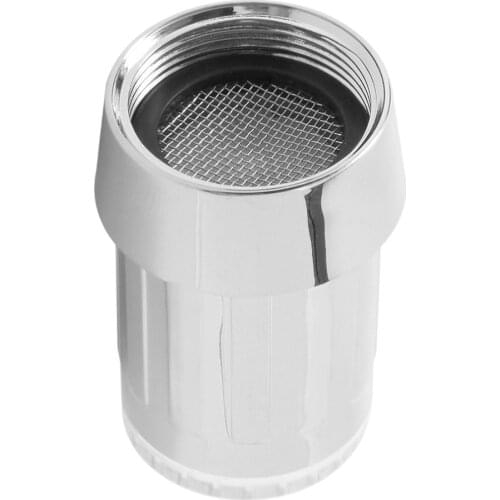 7 Colors LED Bathroom Faucet Water Light Glow Head Tap Stainless Steel Water Tap with Faucet Diverter Valve Adapter Connector