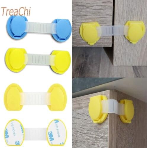 Tenske House Lc Hot 2pcs/lot baby Safety Drawer ABS Locks Baby Safety Door Drawer Lock Dropshipping