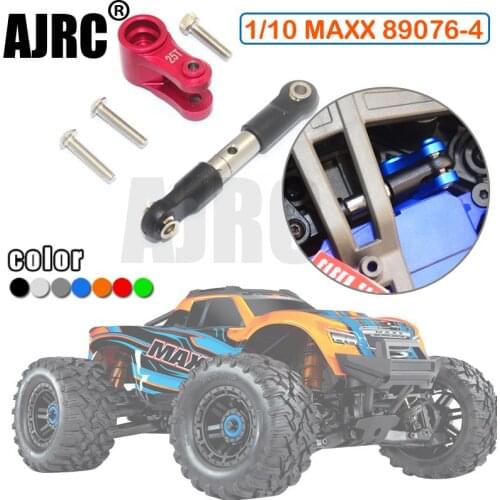 TRAXXAS 1/10 4s MAXX MONSTER TRUCK 89076-4 Aluminum alloy steering arm Servo arm +stainless steel tie rod set Replace #8947