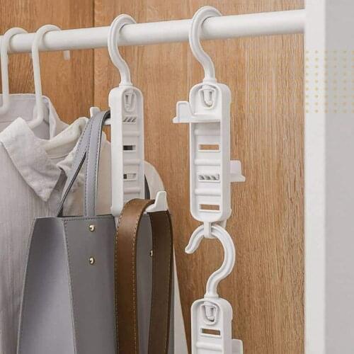 Wonderlife Coat and hat hanging bag rack double sided rotating hook wardrobe multi-purpose bag creative hook shelving rack