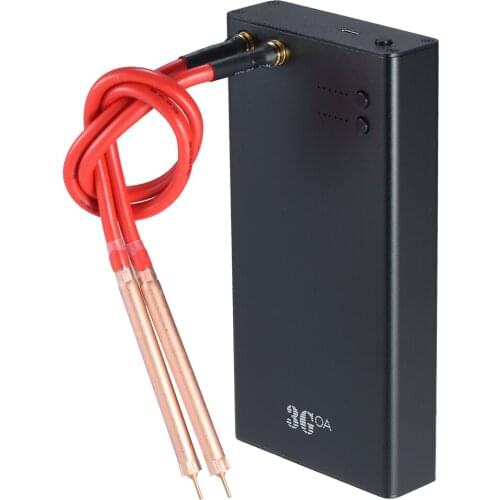 6 Gears Adjustable Mini Spot Welding Machine for 18650 Battery DIY Spot Welding Tool Kit 6700mAh Type-C Rechargeable Spot Welder