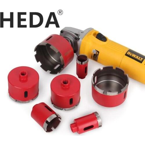 1Pc 6-120 mm M14 Shank Hole Saw Angle Grinder Diamond Core Bits Marble Opener For Drilling Granite Glass Ceramic Tile Concrete