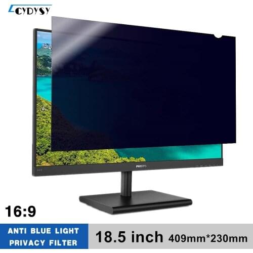 18.5 Inch LG Anti-Blue Light Privacy Filter Anti-Glare Screen Protective Film for 16:9 Widescreen Computer 409mm*230mm