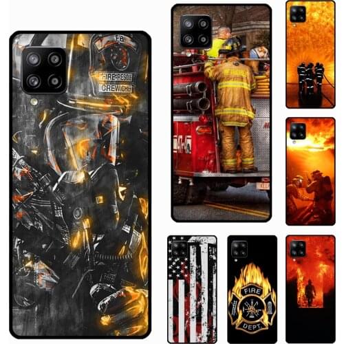 Firefighter Fire Fireman For Samsung Galaxy A71 A51 A41 A31 A11 A10 A50 A70 A21S A20e A12 A52 A72 A32 Phone Case