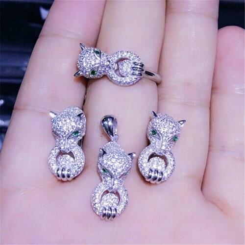 Cp103 Luxury Designer Fashion 925 Sterling Silver Jewelry zirconia shinning for lady women,cute&sweet pc