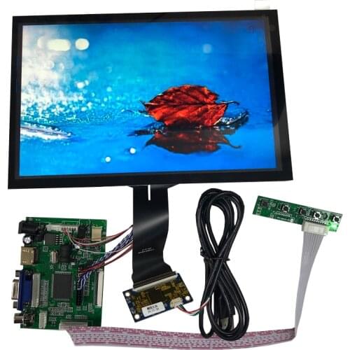16:10 10.1 inch 1280x800 VGA HDMI LVDS display 450 nits high brightness IPS 10-point capacitive touch screen