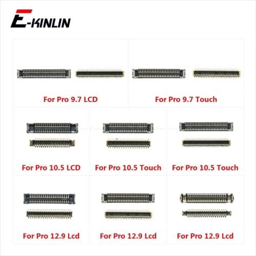 FPC Connector For iPad Pro 9.7 10.5 12.9 inch 2015 2016 2017 2018 Lcd Digitizer Touch Screen Connector Clip On Flex Main Board