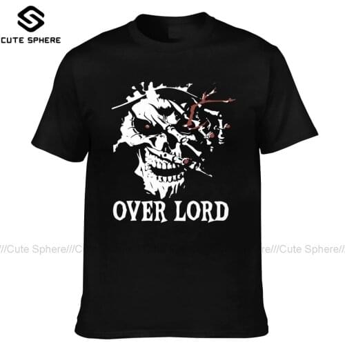 Overlord Tee Shirt Awesome Short Sleeve 100 Percent Cotton T Shirt Streetwear Graphic T-Shirt 3xl Men