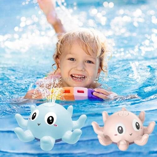 Bath toys Dual-Purpose Automatic Induction Jet Floating Bathtub Toy Spray Water Shower Swimming Pool Bathing Toys For Kids