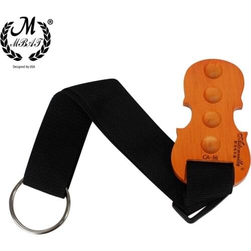 M MBAT Cello Anti-Slip Pad Support Endpin Stopper Holder Adjustable Length Nylon Strap Base Mat Musical Instrument Accessories