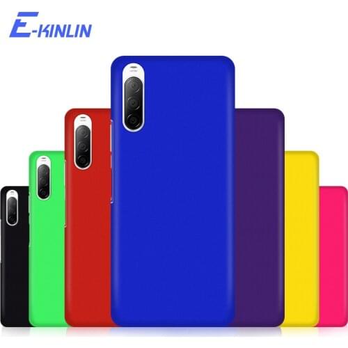 Matte Plastic PC Hard Back Cover For Sony Xperia 10 8 5 1 Lite II Plus Ultra Thin Protective Phone Case