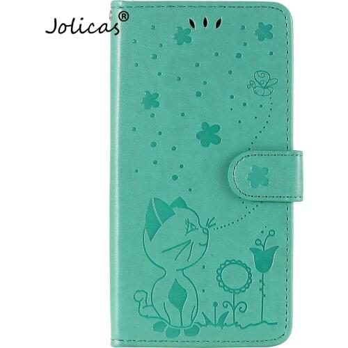 Lovely Covers Cases For phone case LG K8 2018 US Phone Pouch Mirror Cover LG K8 2018 US capinha Csse PU Leather Wallet Bag Shell