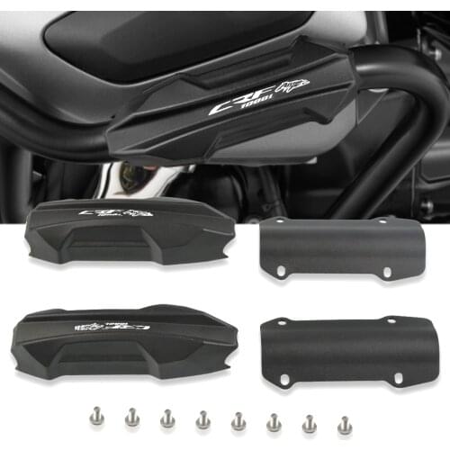 Moto Crash Bar Engine Guard Bumper Protection Decorative Block For Honda VFR 1200 X VFR1200X Crosstourer Africa Twin CRF1000L