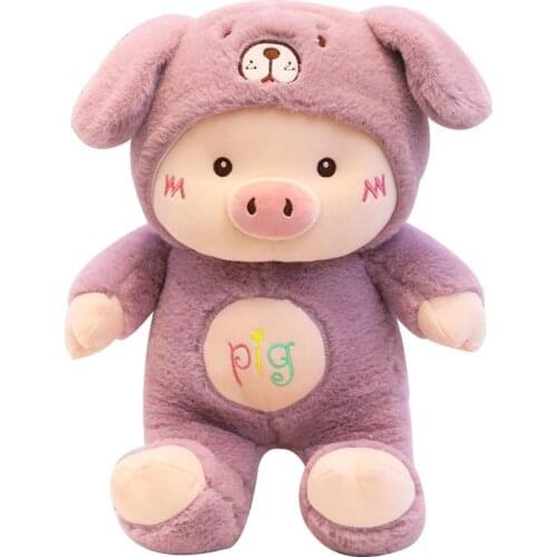 Stuffed Toys Funny Pig Coplay Cats Bear Doll Plush Stuffed Toy Children Birthday Xmas Gift For Kids Baby Children 30cm