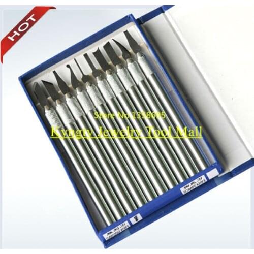 Wax carving knife kit include 10 pieces sculpture blade, Packed dig Bedknife,Wax Pottery Clay Sculpture Carving Modeling Tool