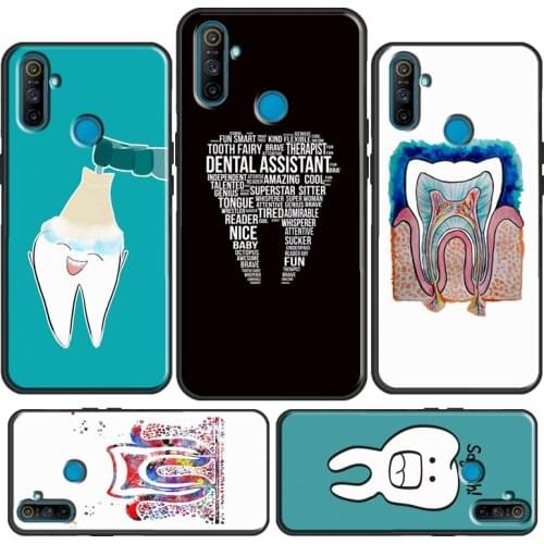 Dental Definitions Tooth Case For OnePlus 9 Pro 9R Nord 8T 8 Pro Cover For OPPO Realme GT Neo 6 7 i 8 Q3 Pro C3 C21