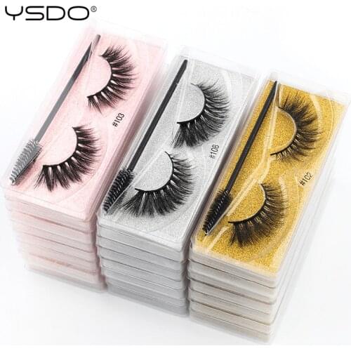 Wholesale Lashes 5/10/20/50/100 PCS 3D Faux Mink Eyelashes Natural Long False Eyelashes Fluffy Volume Fake Lashes Makeup Cilios