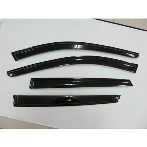 Fit For Nissan QASHQAI 2016-2019 High quality Acrylic black Window Visor Vent Sun Shade Rain Guard Door Visor 4pcs