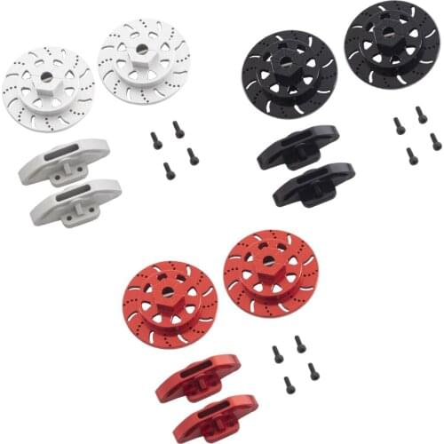 RC Wheel Rim Brake Disc Caliper for Axial RBX10 1/10 Racing Car Accessories