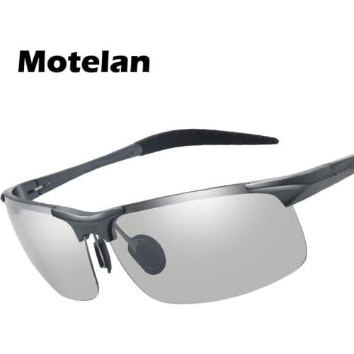 2019 New Photochromic Polarized Sunglasses Mens Anti-UV Sunglasses for Drivers Male Cycling Driving Goggle UV400 Sun Glasses