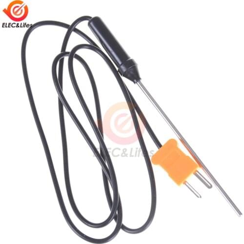 TP02 TP-02 K Type Thermocouple Probe Sensor Temperature Controller Measurement Tools For Industry Temperature Sensor Probe