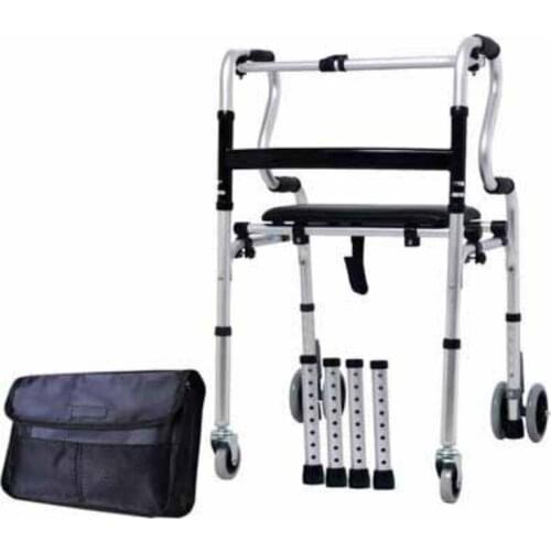 Walker Four Foot Assistance Step Implement Walking Stick The Elderly Walking Stick Many Chairs And Stools Function Walk Stand