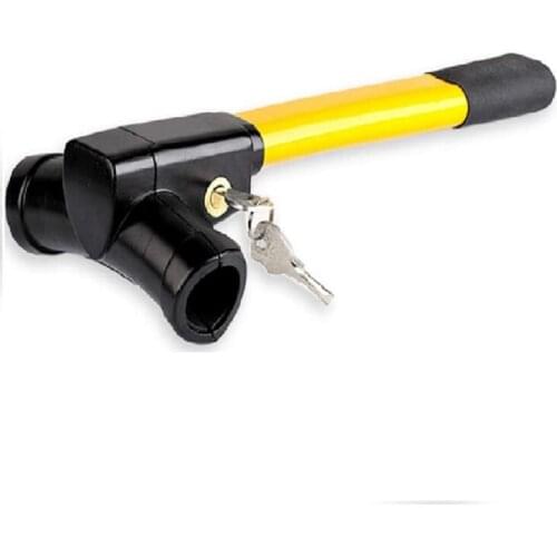 Universal Security Anti Theft Heavy Duty Van Car Suvs Rotary Steering Wheel Lock With Crescent Keys Parking Equipment