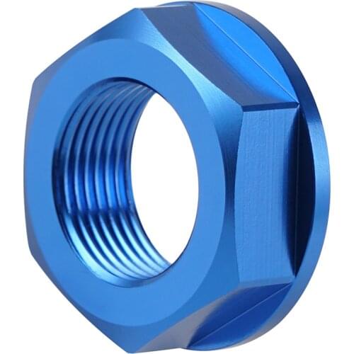 Universal M22 * P1.5 Rear Wheel Axle Shaft Lock Nut Screw For Yamaha YZ250F YZ450F YZ 250F 450F 2009 - 2021 2010 2011 2012 2013