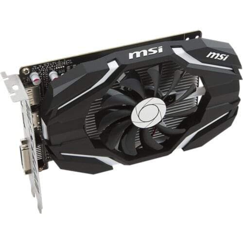 MSI NVIDIA geforce GTX 1050 Ti 4gt OC 4GB 128 bit gddr5 DX (12) PCI-E 3.0 graphics card (GTX 1050 Ti 4gt OC)