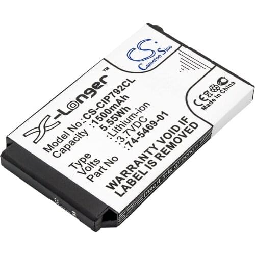 Cameron Sino Cordless Phone Replacement Li-ion Battery 1500mAh For 74-5469-01 Cisco 7026G, 74-5468-01, 7 Free Tools