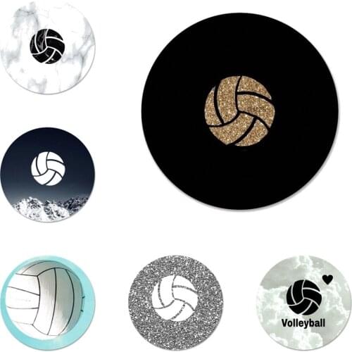 Volleyball Sports Icons Pins Badge Decoration Brooches Metal Badges For Clothes Backpack Decoration