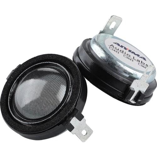 AIYIMA 2Pcs 1 inch 31mm High-Pitched Speaker Transparent silk membrane horn 4 Ohm 10W Treble Loudspeaker Car Audio Horn