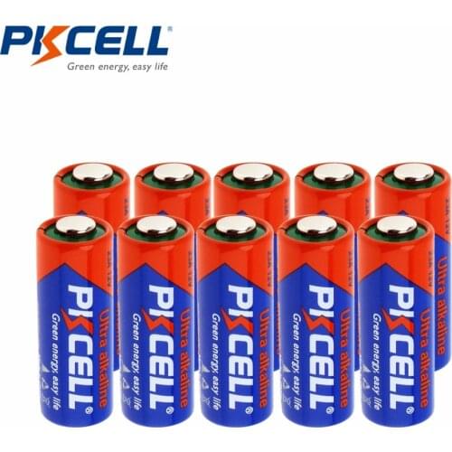 10PCS/Lot PKCELL 23A 12V Alkaline Battery 23 A23 MN21 L1028 MS21 V23GA VR22 N Primary Dry Battery Batteries For Doorbell
