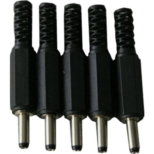 20pcs 1.35mm x 3.5mm Male DC Power Plug Jack Adapter Connector Plastic Adapter 3.5*1.35mm