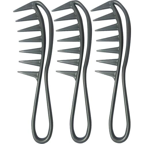 3X WIDE TOOTH DETANGLE COMB HAIRDRESSING/STYLING BARBERS COMBS NEW