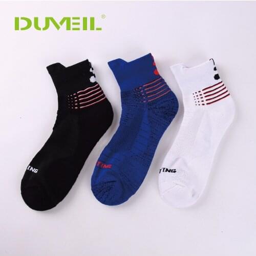 5pairs/lot Running Basketball Sports Socks Breathable Sweat Absorbing Socks Outdoor Antiskid Shock Absorption Towel Bottom