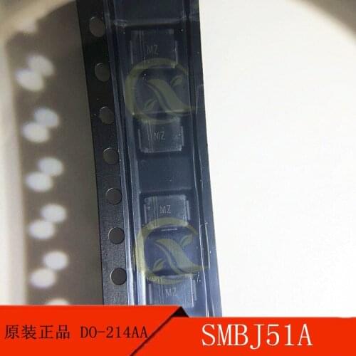 20PCS SMBJ51A patch screen printing MZ DO-214aa 51v, 600w unidirectional transient voltage suppressor