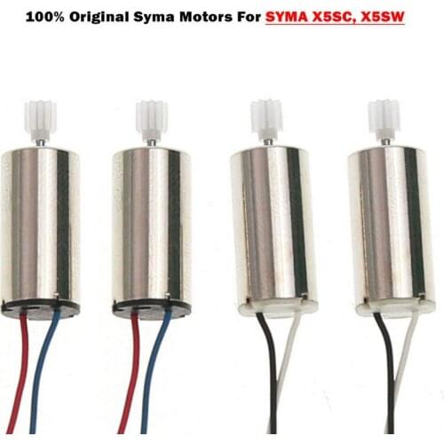 Free shipping Original Main Motors Spare Parts for Syma X5SW X5SC RC Quadcopter ( 2 CW + 2 CCW )