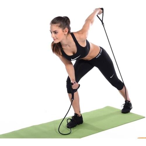 Home Fitness Accessories Stretching Equipment Yoga Feet Pedal Latex Rally 6LB Pull Rope Arm Strength Training Stretch Belt